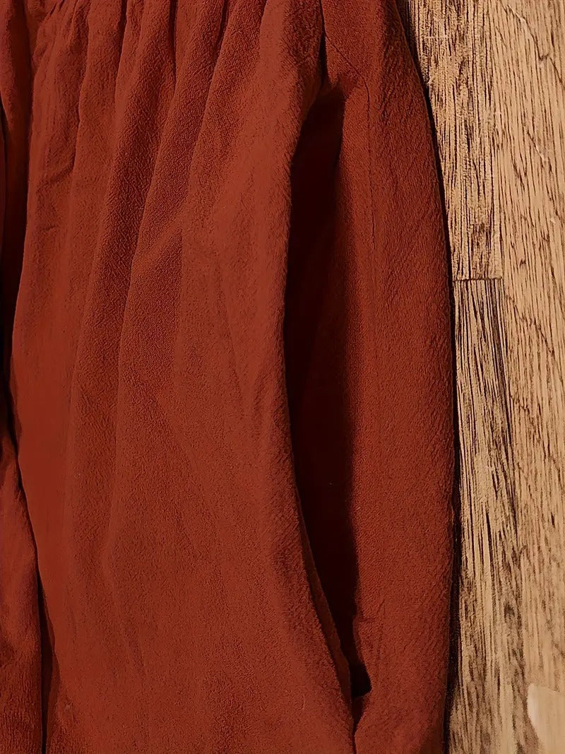 Valenzora | Sophisticated linen summer dress with practical pockets