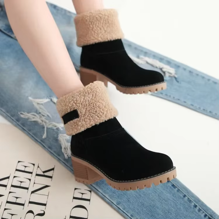 Valenzora | Stylish Warm Leather Snow Boots