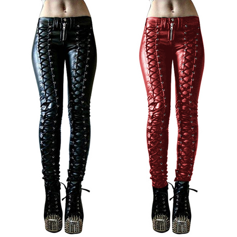 Valenzora | Slim and Stylish Punk Bandage Trousers