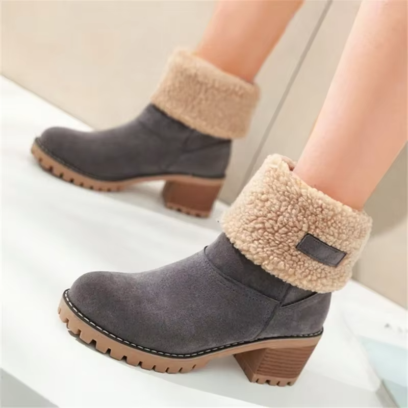Valenzora | Stylish Warm Leather Snow Boots