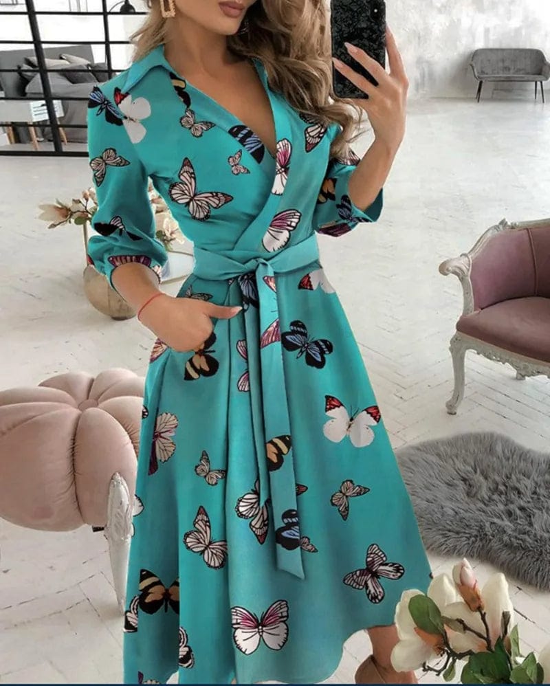 Valenzora | Midi-Kleid Elegantes Design Formelle & Abendgarderobe