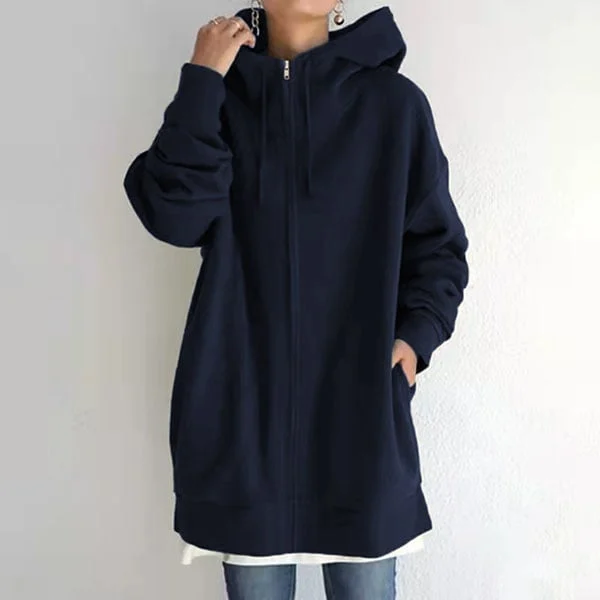 Autumn/Winter zip-up hoodie