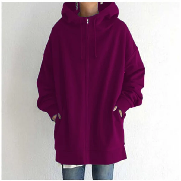 Autumn/Winter zip-up hoodie