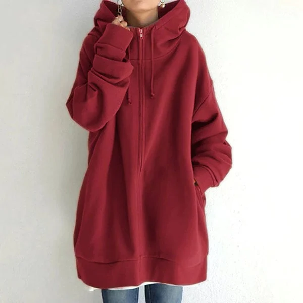 Autumn/Winter zip-up hoodie