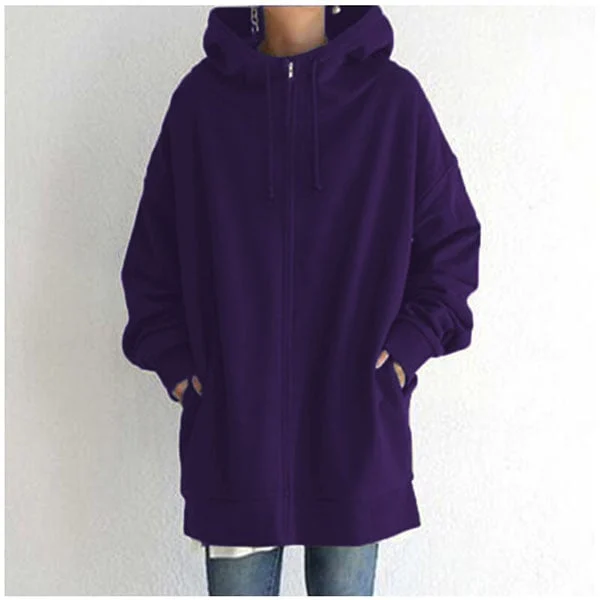 Autumn/Winter zip-up hoodie