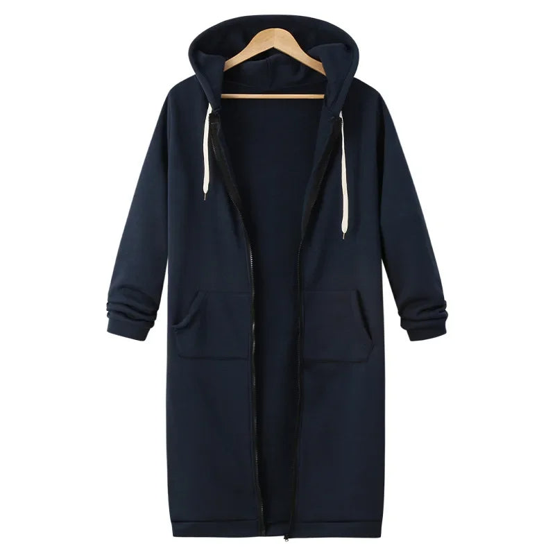 Valenzora | Lange Kapuzenjacke