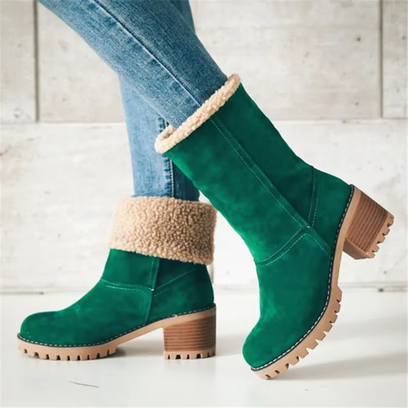 Valenzora | Stylish Warm Leather Snow Boots