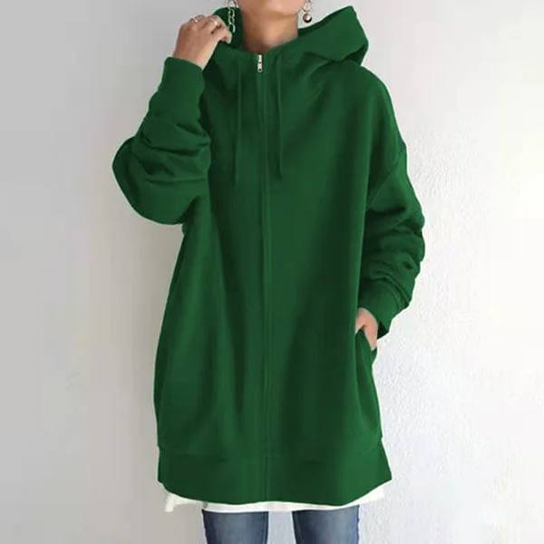 Autumn/Winter zip-up hoodie