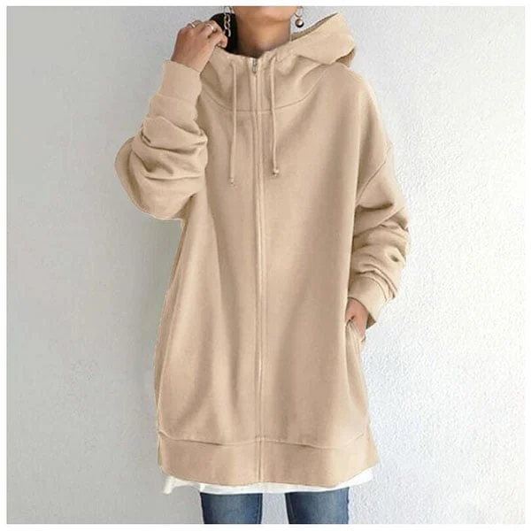 Autumn/Winter zip-up hoodie