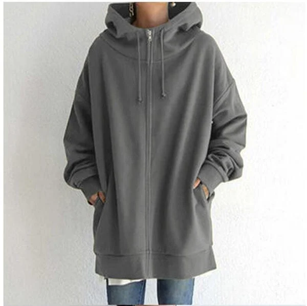 Autumn/Winter zip-up hoodie