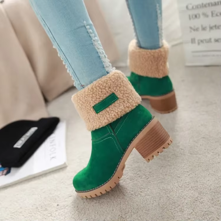 Valenzora | Stylish Warm Leather Snow Boots