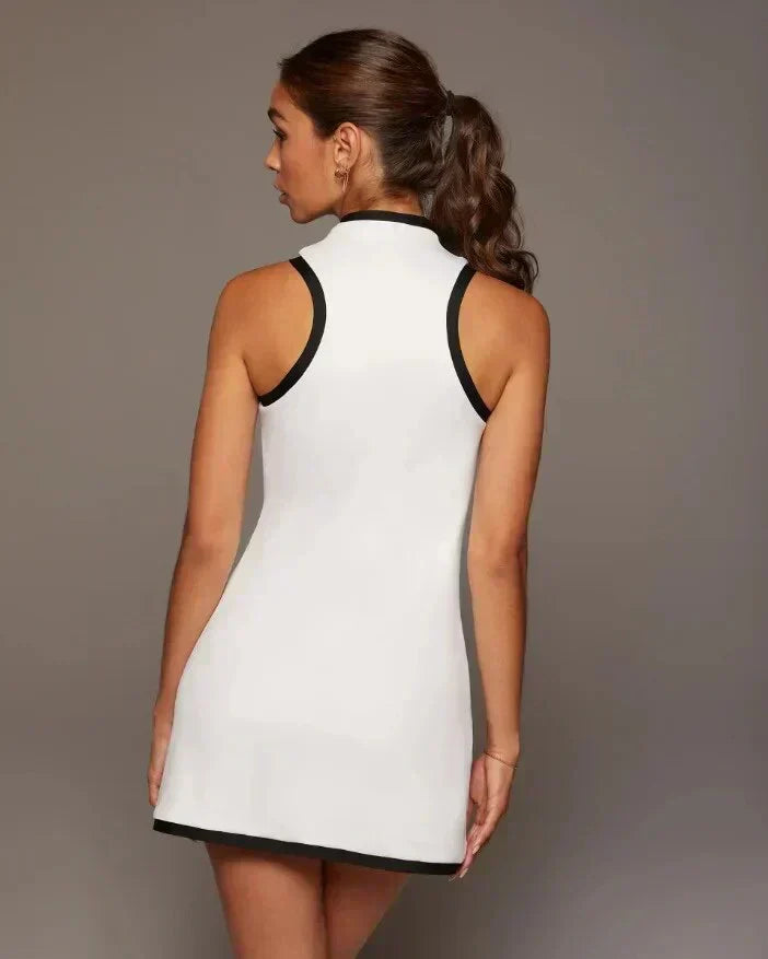 Valenzora | Tennis-Minikleid mit Frontreißverschluss