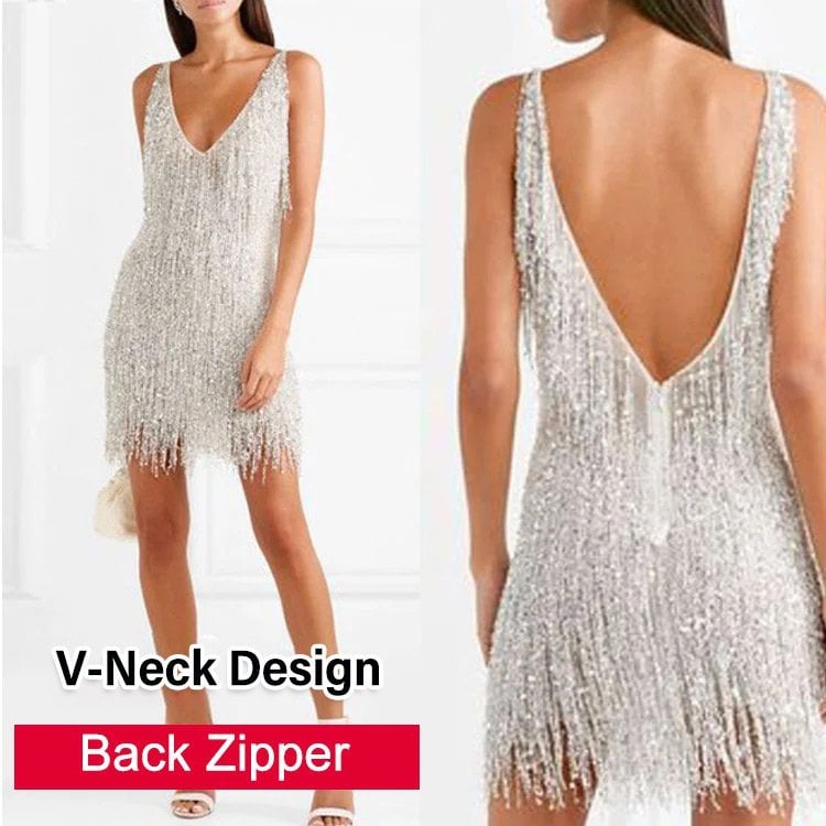 Valenzora | Slipdress mit V-Ausschnitt