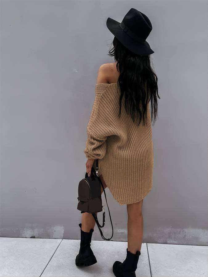 Valenzora – Übergroßes Strickkleid