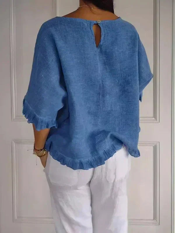 Valenzora | Loose linen shirt for warm days