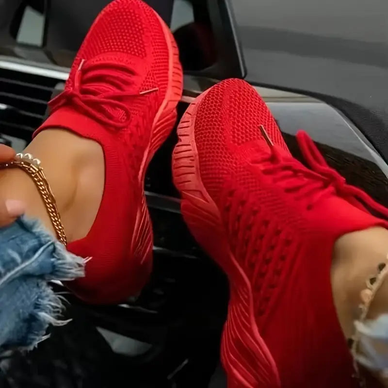 Valenzora | Leichte, atmungsaktive Mesh-Sneaker für Damen