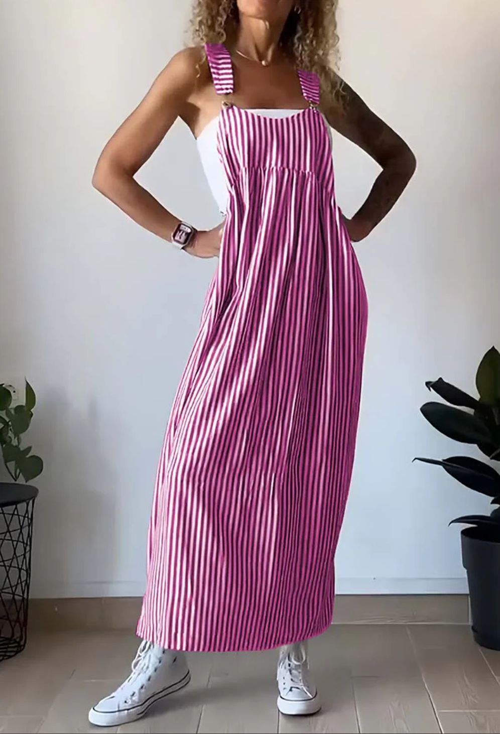 Alice™ | Lässiges Trägerkleid mit Streifen