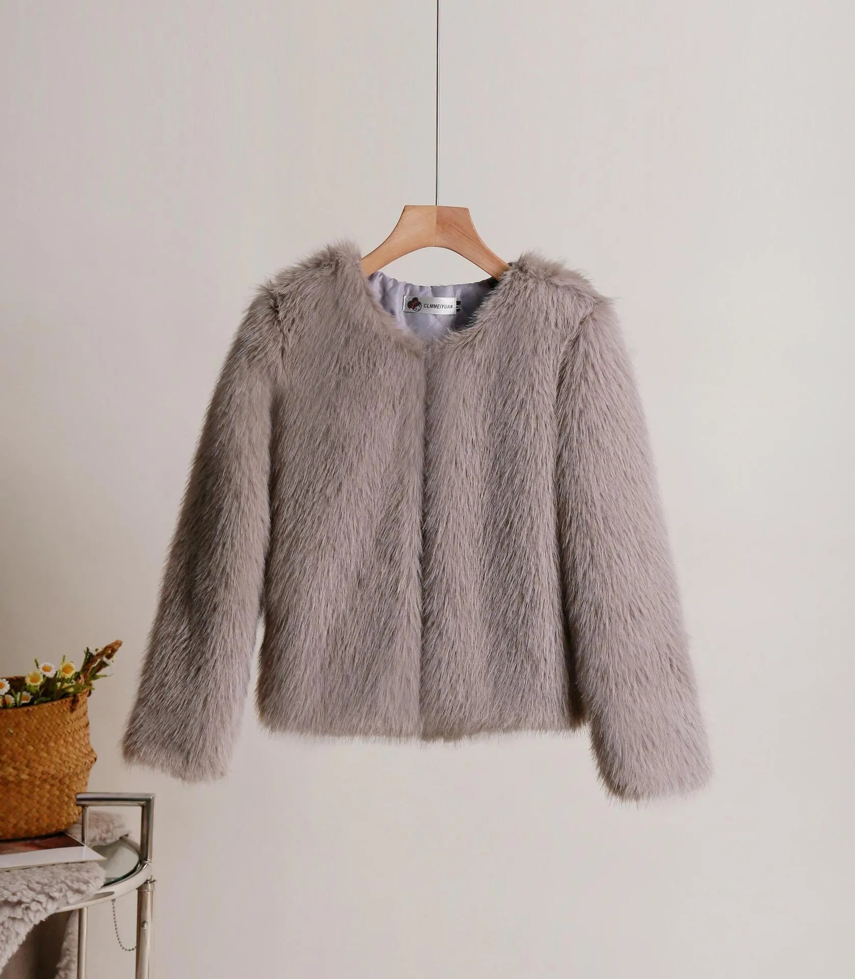 Valenzora | Solid Color Short Coat for Women