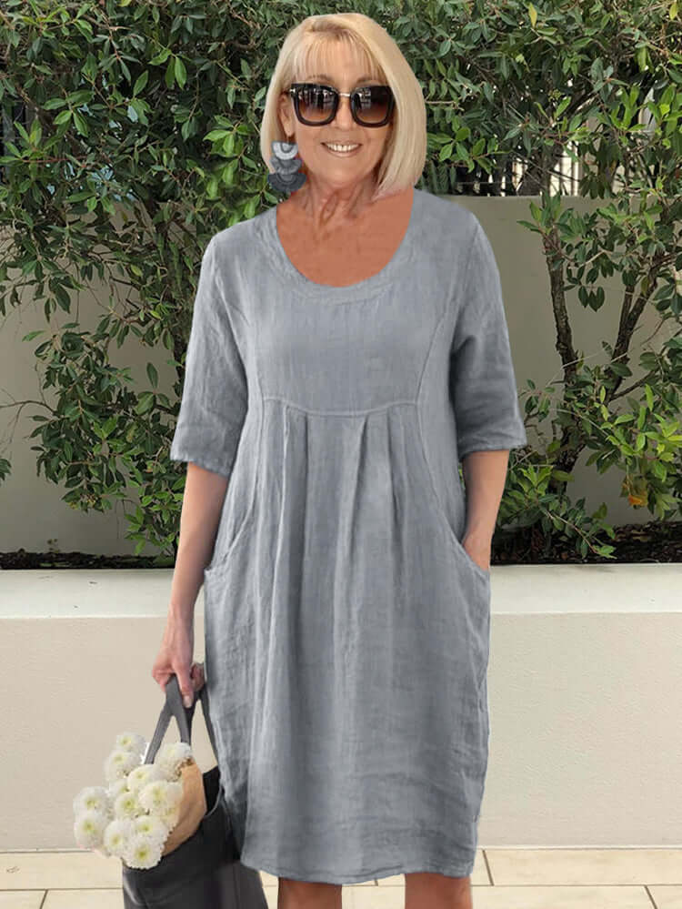 Valenzora | Strandtunika-Kleid mit Taschen Plus Size