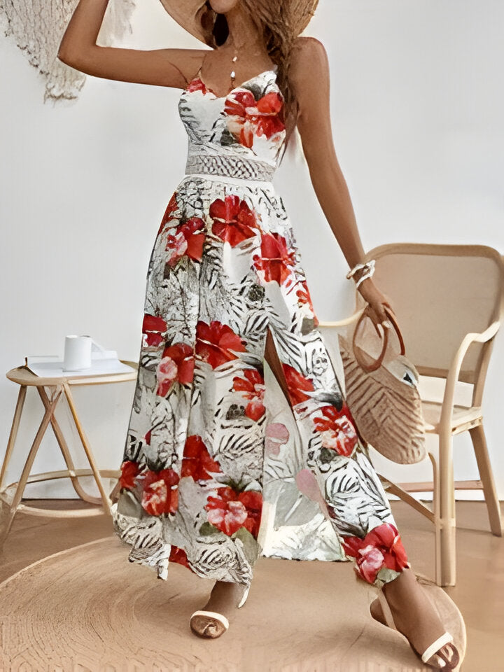 Valenzora | Elegant Sleeveless Split Dress for Women