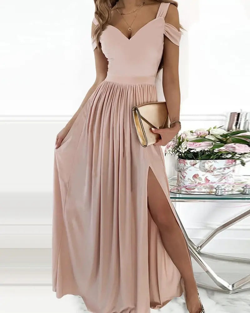 Valenzora | Langes, elegantes griechisches Plisseekleid