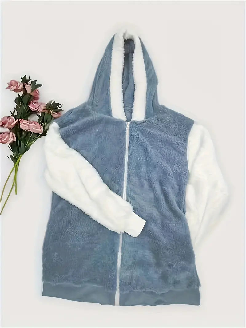 Gemütliche, stylische Jacke mit Reißverschluss