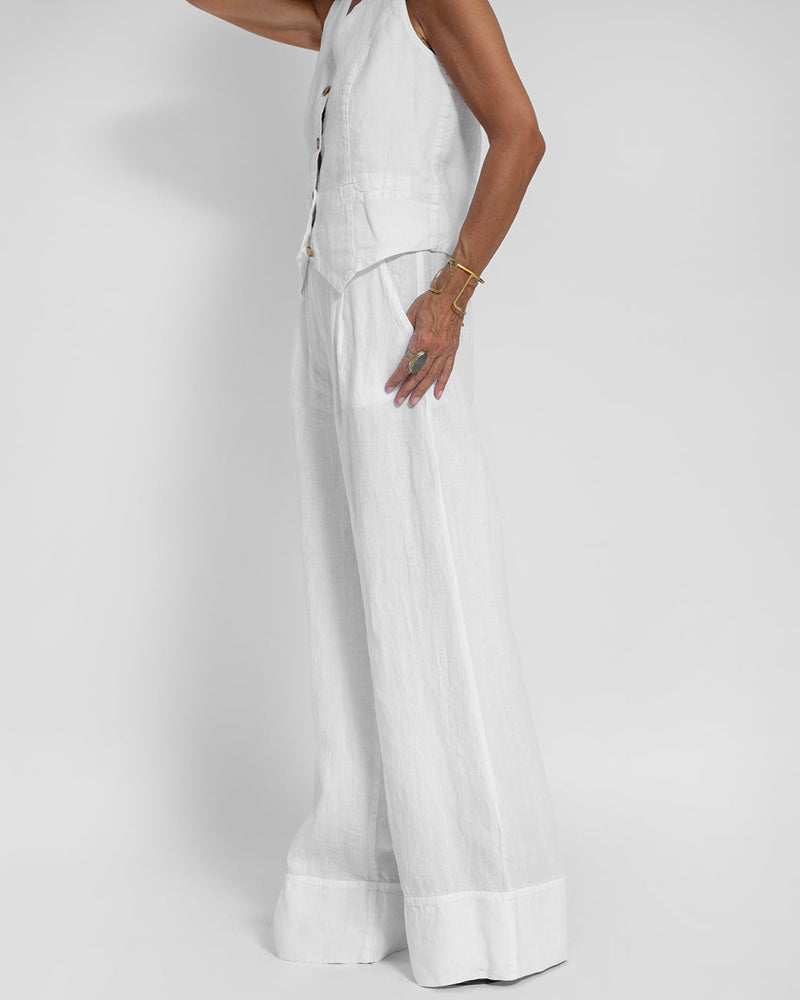 Valenzora | Women's Elegant 2-Piece Linen Set