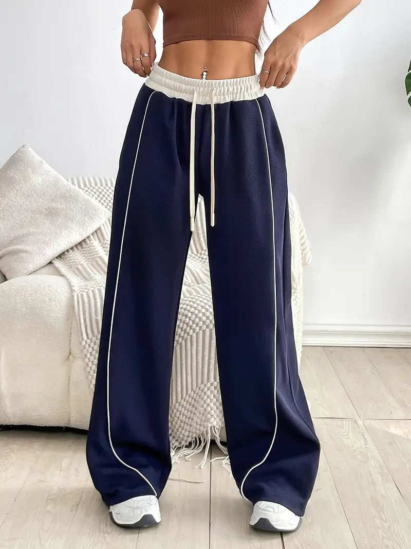 Valenzora | Comfortable wide-leg jogging pants with stretch for women
