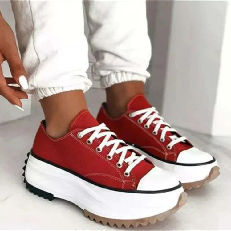 Comfortable platform sneakers for women
