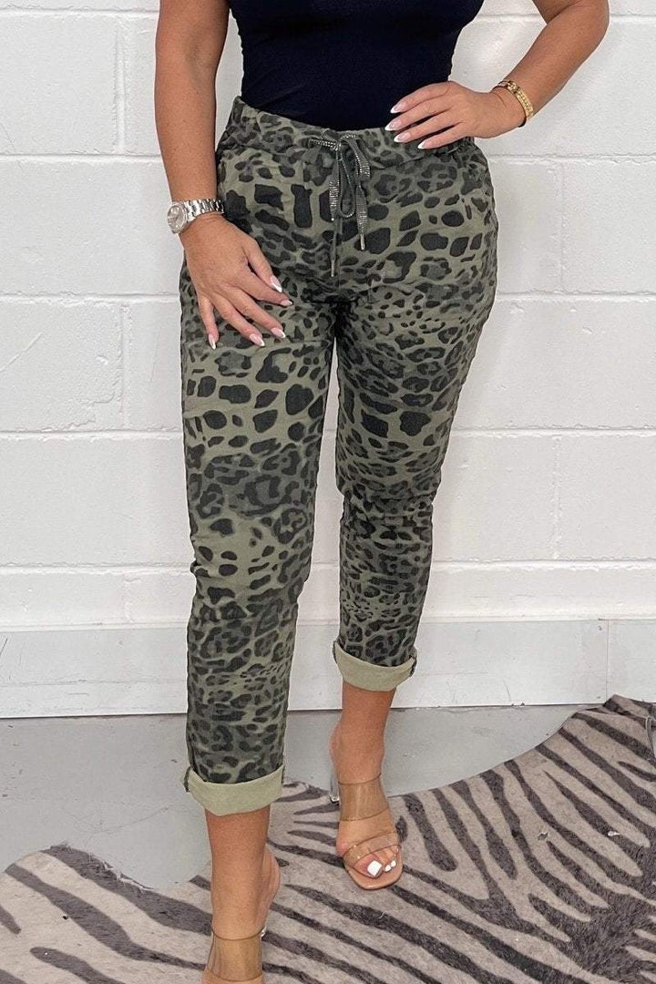 Stylish camouflage trousers