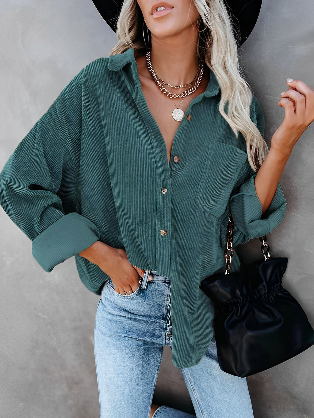 Valenzora | Classic corduroy blouson