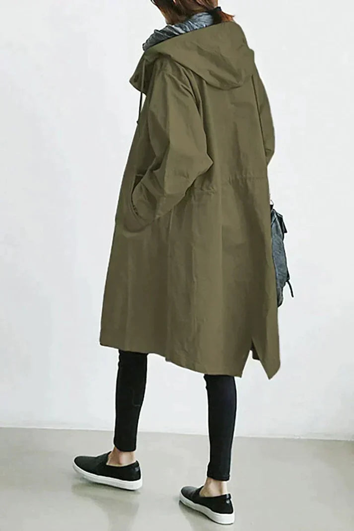 Valenzora - Women's oversized lightweight trench coat for relaxed chic
