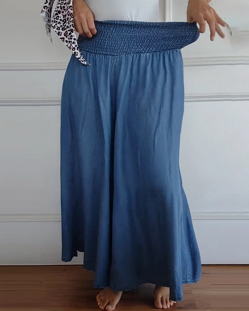 Valenzora | High-waisted baggy trousers for women