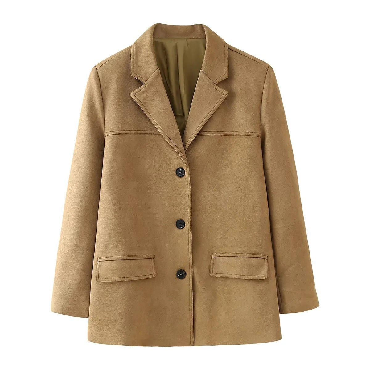 Valenzora | Retro braune Damenjacke