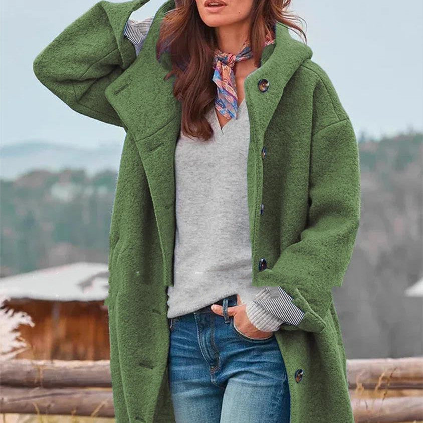 Valenzora | eleganter, einfarbiger Mantel