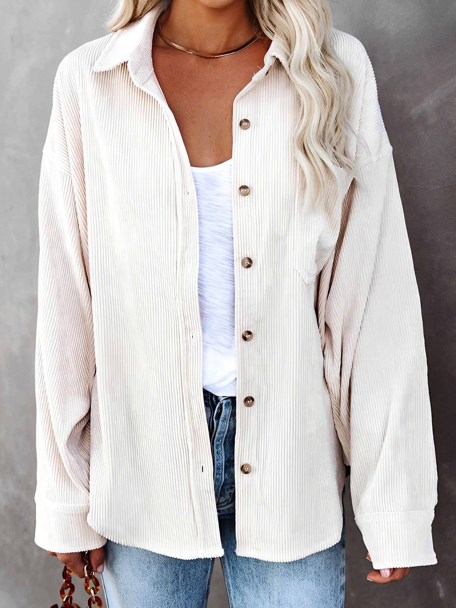 Valenzora | Classic corduroy blouson