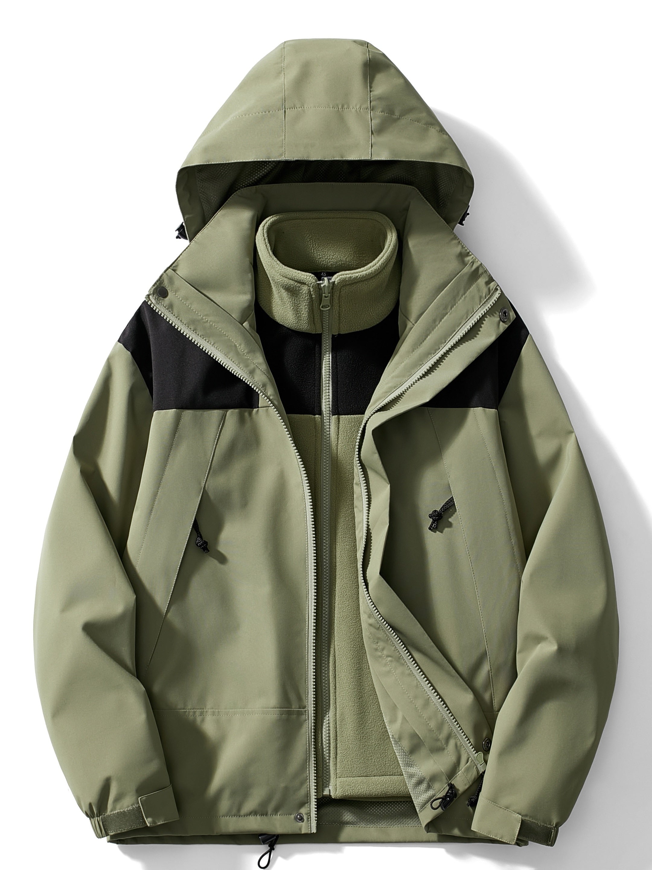 Valenzora | 3-in-1 Fleece Winter Jacket with Hood for Women