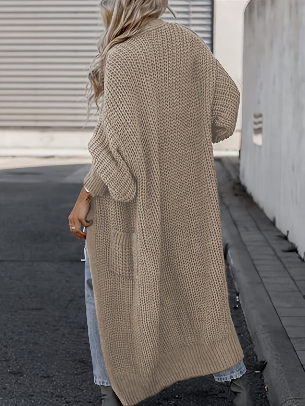 Valenzora Strickjacke aus Wolle mit Taschen für Damen | Perfekt für den Alltag