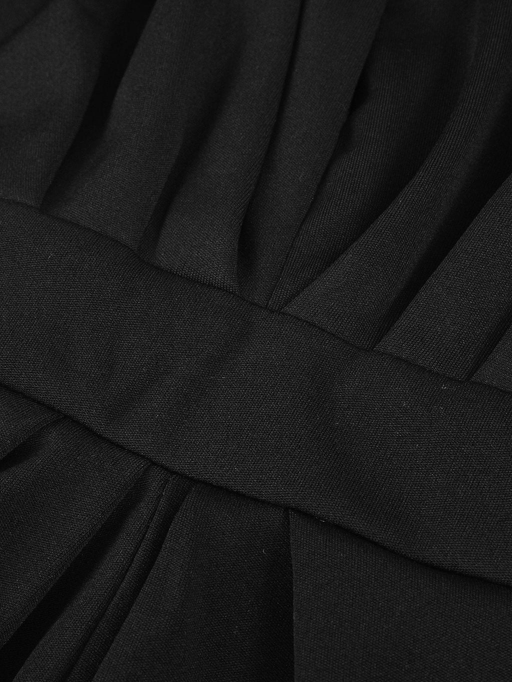 Valenzora | Tiefer V-Ausschnitt Ärmelloser Jumpsuit mit weitem Bein