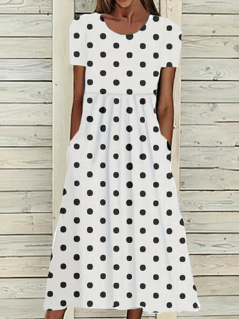 Valenzora | Midikleid mit Tupfen für Frühling/Sommer