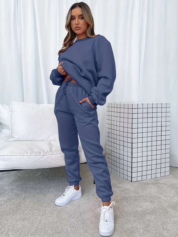 Valenzora - Two-piece jogging set in plus size
