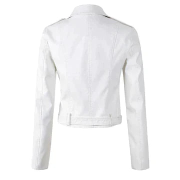 Valenzora | Elegant Premium Leather Jacket for Women | Luxury and Style