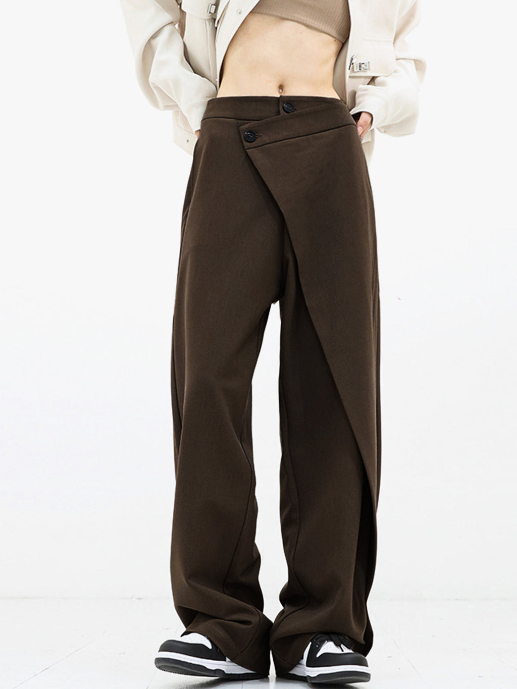 Maya™ - Asymmetric Baggy Pants