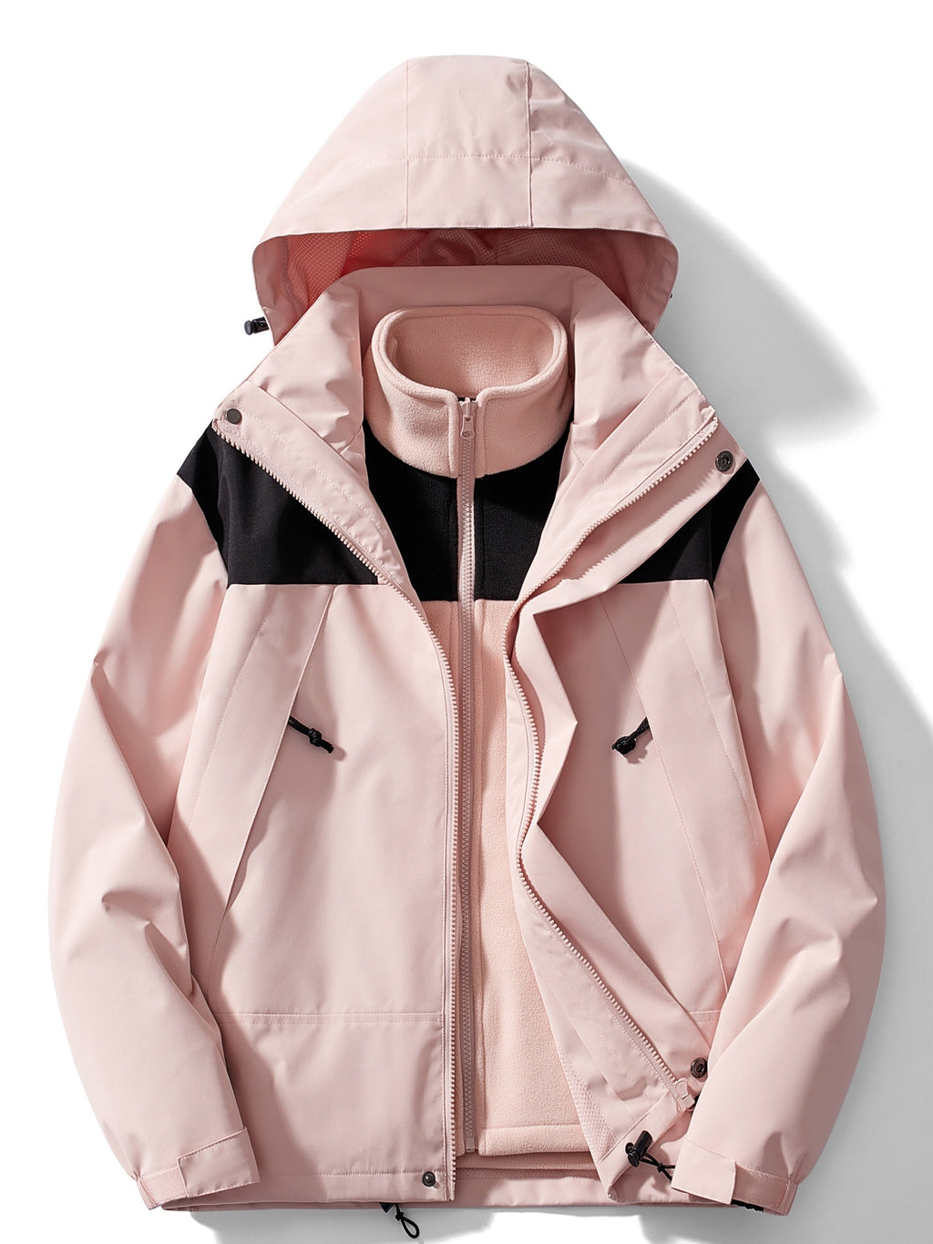 Valenzora | 3-in-1 Fleece Winter Jacket with Hood for Women