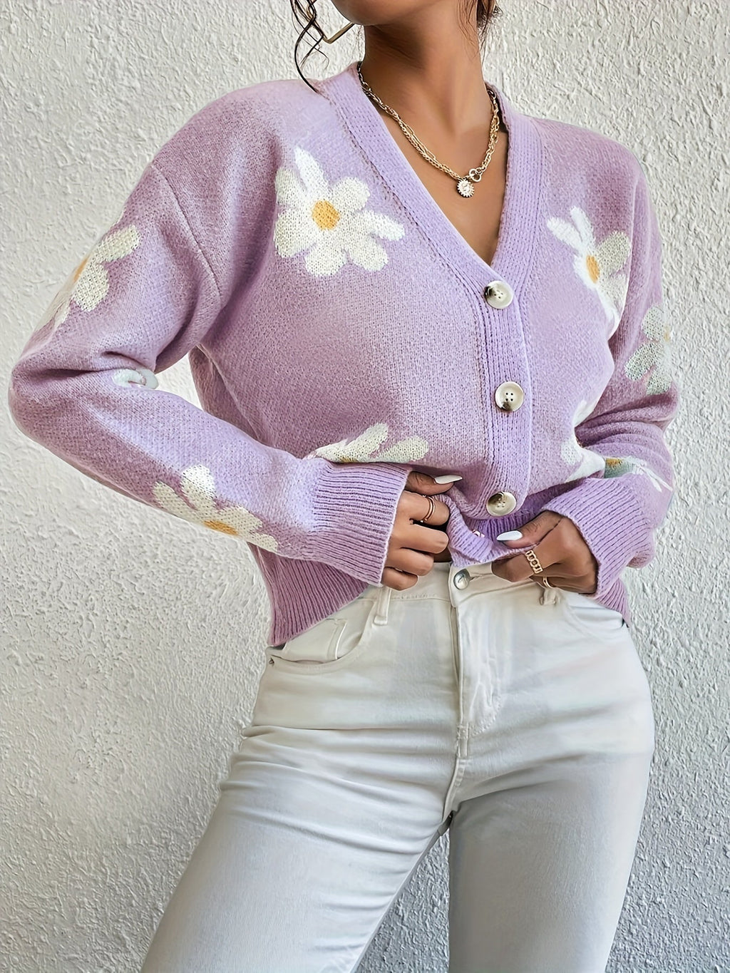 Valenzora | with floral pattern and long sleeves For women