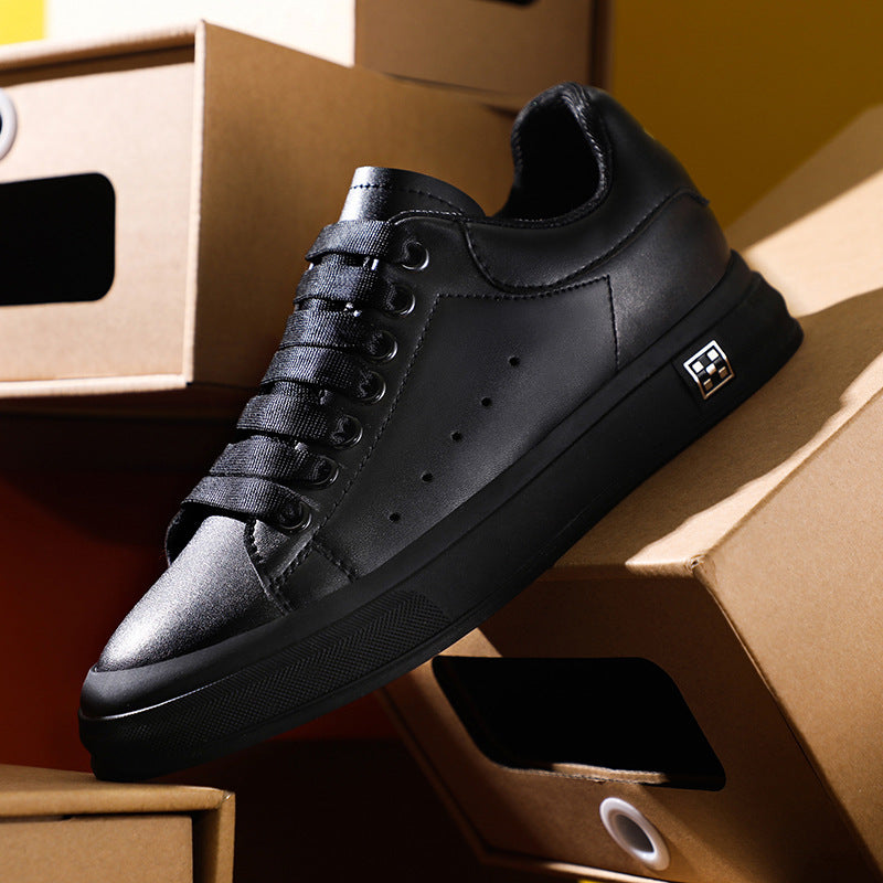 Valenzora | Sneakers mit Absatz: Bequeme Freizeitschuhe mit 6 cm verstecktem Absatz, aus Kunstleder, für Alltag & Business