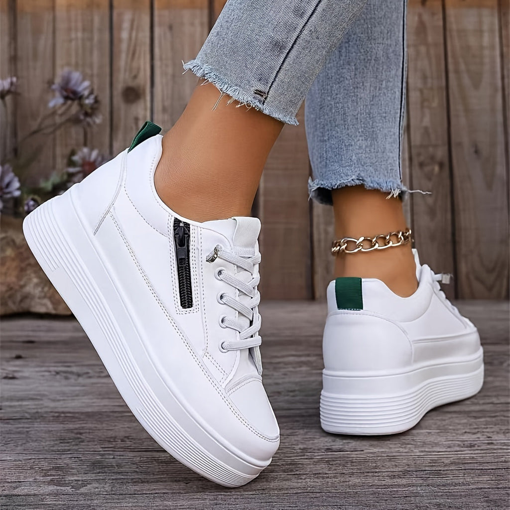 Valenzora | Stylish solid-color sneakers for