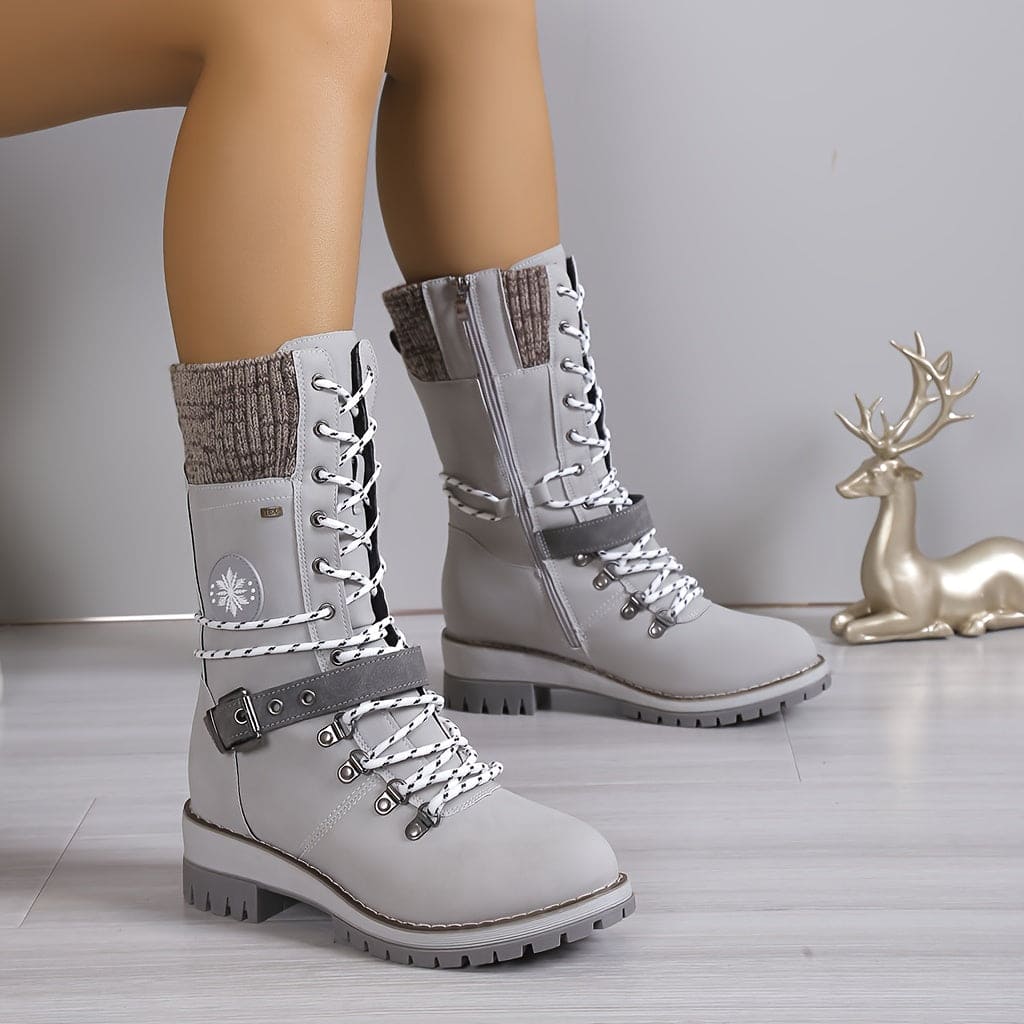 Valenzora - Elegant knitted thermal boots