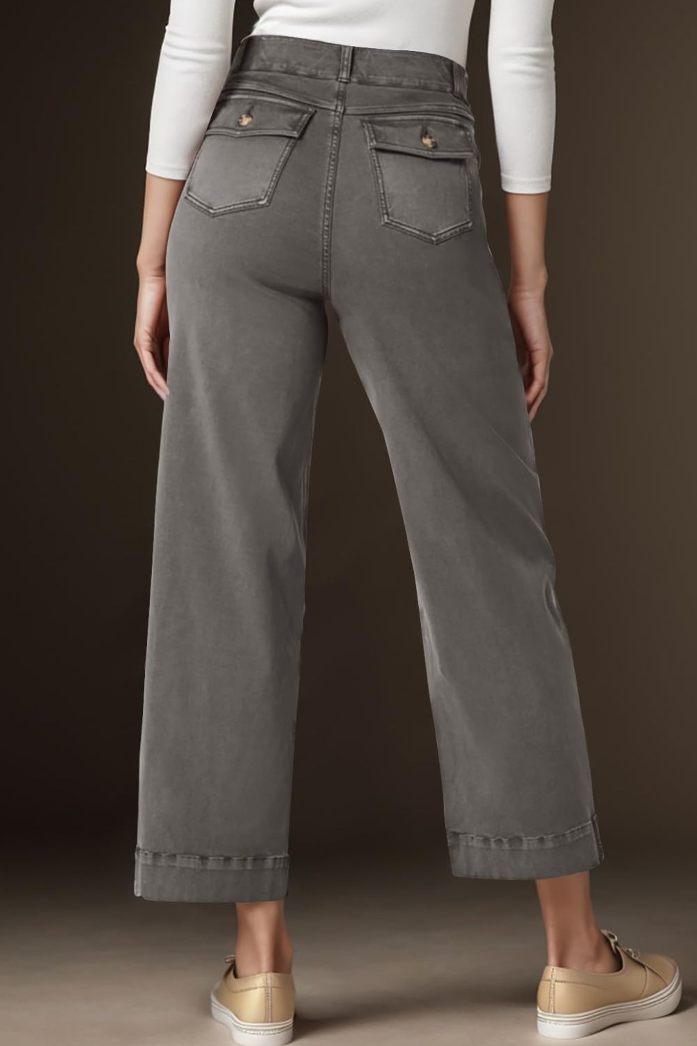 Valenzora | High-Waist Jeans mit Taschen: Klassisch, elegant und vielseitig