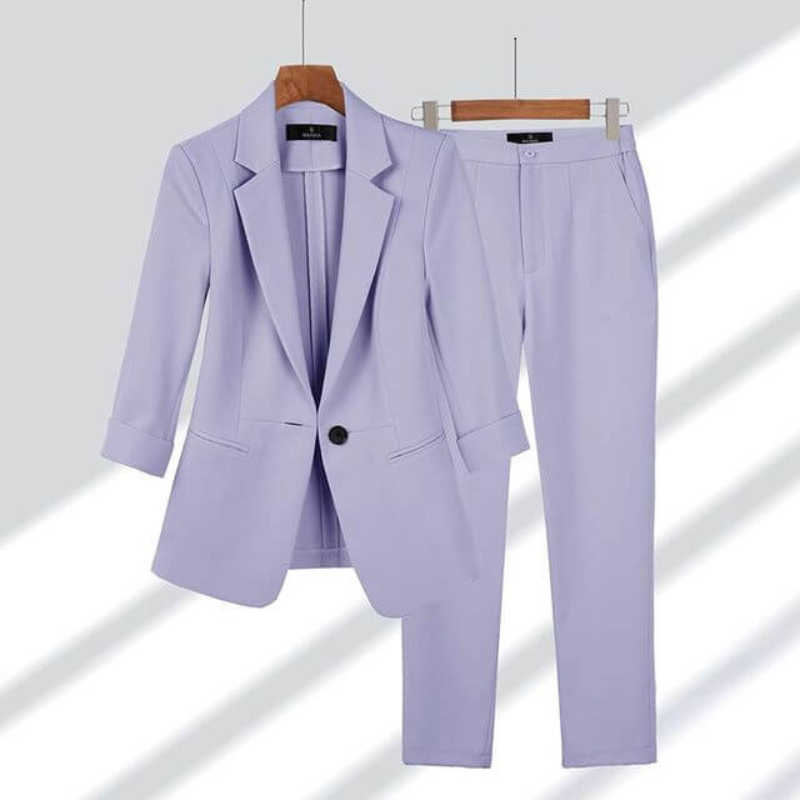 Valenzora | Women's Suit Set Elegant Business Outfit